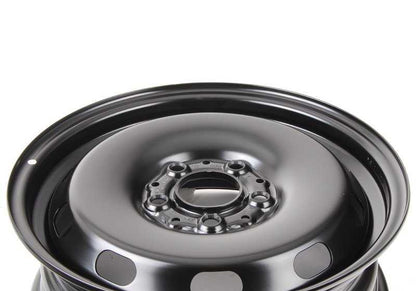 Llanta de acero negra estilo 12 OEM 36116851510 para MINI F55, F56, F57, F54, F60. Compatible con versiones Cooper, Cooper D y Cooper S. Original MINI y BMW.