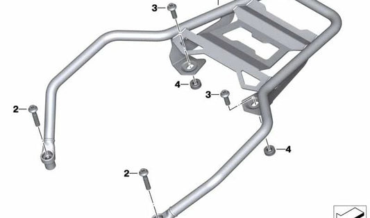 Boccola OEM 46548540993 per moto BMW R1200GS, R1250GS, R1200GS Adventure, R1250GS Adventure. BMW Motorrad originale.