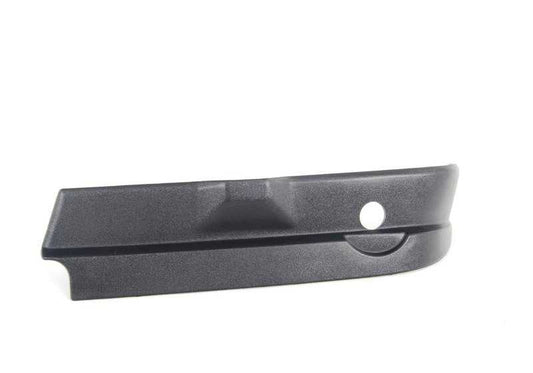 Tapa lateral derecha asiento deportivo OEM 52101942656 para BMW E30, E28, E24, E23. Color antracita. Compatible con versiones con cambio manual y automático. Original BMW.