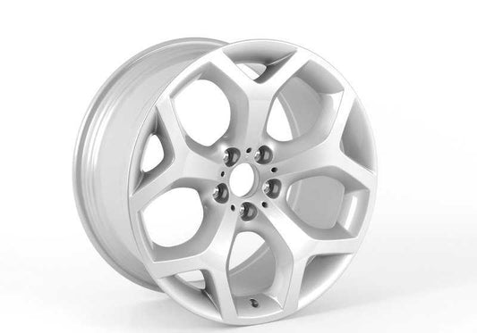 Llantas de aleación diseño Y-Spoke 214 OEM 36116772249 para BMW X5 E70, E70N y BMW X6 E71, E72. Medida 10x20 ET40. Acabado en color plata reflex. Original BMW.