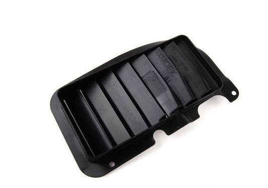 Conducto aireado para radiador de aceite derecho OEM 51717161436 para BMW E90, E90N, E91, E91N, E92, E92N, E93, E93N, E84. Repuesto original BMW.