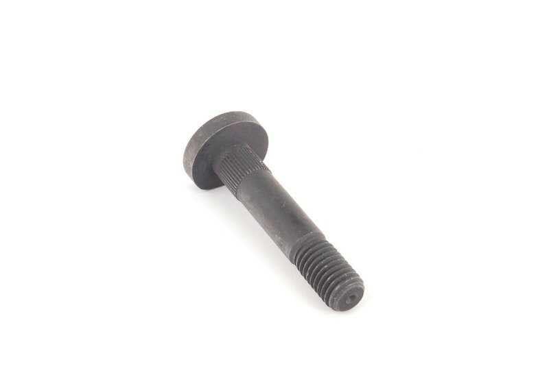 Tornillo estriado M10X53 OEM 23111224433 para BMW E30, E28, E34, E24, E23, E32. Compatible con cajas de cambio Getrag 260/6 y elementos de transmisión. Original BMW.