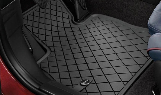 Alfombrillas delanteras todo tiempo OEM 51472408521 para MINI Clubman F54, F54 LCI. Original MINI.