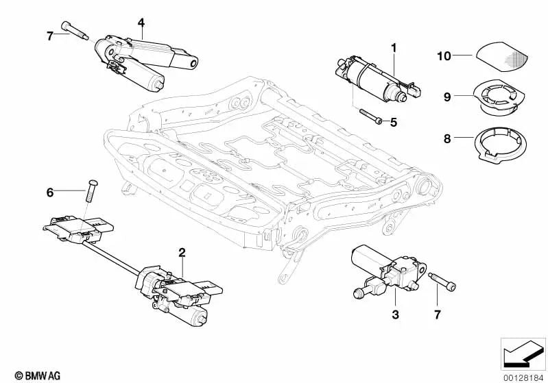 BMW E60, E60N, E61N, E65, E66, E70, E70N, E71, E72 (OEM 67317068052). Original BMW.
