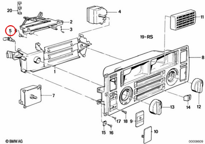 Junta de transmisión OEM 26111225660 para BMW E24, E28, E30, E34, E36, Z3. Original BMW.