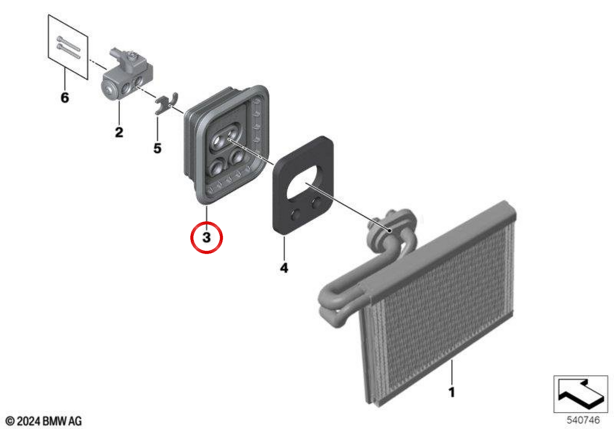 Ugello sigillante OEM 64115B31149 per MINI J01 Cooper E, J01 J01 E, J05 Aceman E. MINI originale.