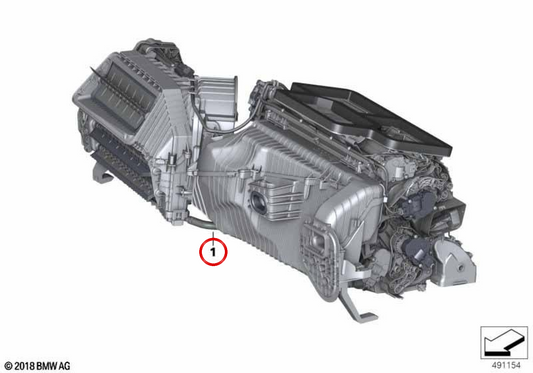 OEM 64116995269 air conditioning system distribution box for BMW G29. Original BMW.