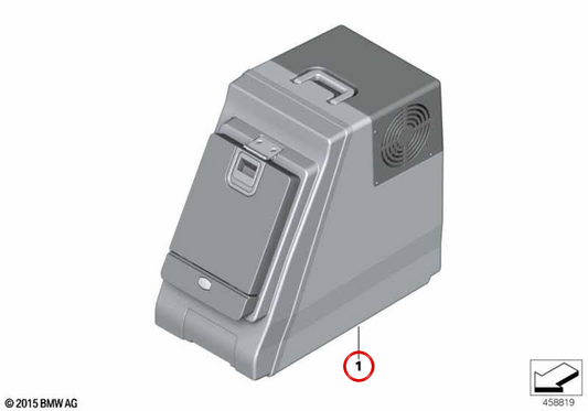 OEM Tragbarer Kühlschrank 64118071519 für BMW G11, G12. Original BMW.