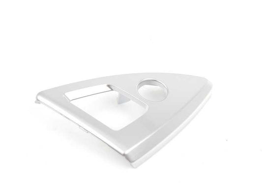Embellecedor de Cierre para Apoyabrazos en Cromo para BMW F10N, F11N, F18N (OEM 51169277348). Original BMW