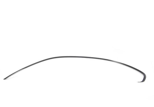 Moldura izquierda marco techo negro brillo OEM 51768036661 para BMW E92, E92N. Original BMW.