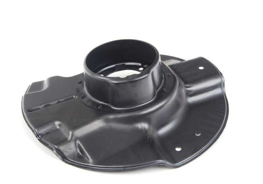 Protector de freno delantero izquierdo OEM 34111159917 para BMW E34, E32, E31. Compatible con modelos como 518i, 518g, entre otros. Pieza original BMW.