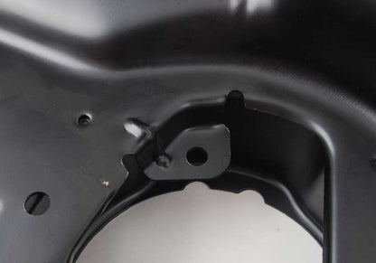 Protector de freno delantero izquierdo OEM 34111159917 para BMW E34, E32, E31. Compatible con modelos como 518i, 518g, entre otros. Pieza original BMW.