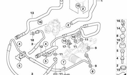 Soporte de consola OEM 32416761541 para BMW E60, E61, E63, E64. Original BMW