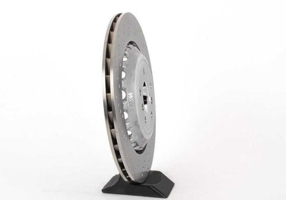Disco freno sinistro ventilato e perforato 34212284103 per BMW F10, F06, F12, F13. BMW originale.