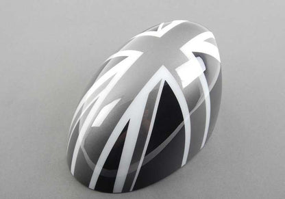 Cubierta de espejo derecha BLACK JACK OEM 51162147672 para MINI R56, R55 Clubman, R57 Cabrio, R58 Coupé, R59 Roadster, R60 Countryman, R61 Paceman… y más. Original MINI.