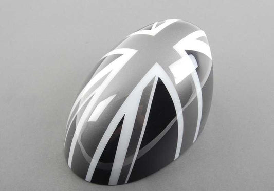 Cubierta de espejo derecha BLACK JACK OEM 51162147672 para MINI R56, R55 Clubman, R57 Cabrio, R58 Coupé, R59 Roadster, R60 Countryman, R61 Paceman… y más. Original MINI.