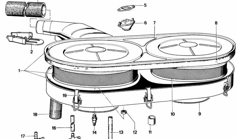 O-Ring für BMW E21, E12, E24, E23 (OEM 13711284260). Original BMW