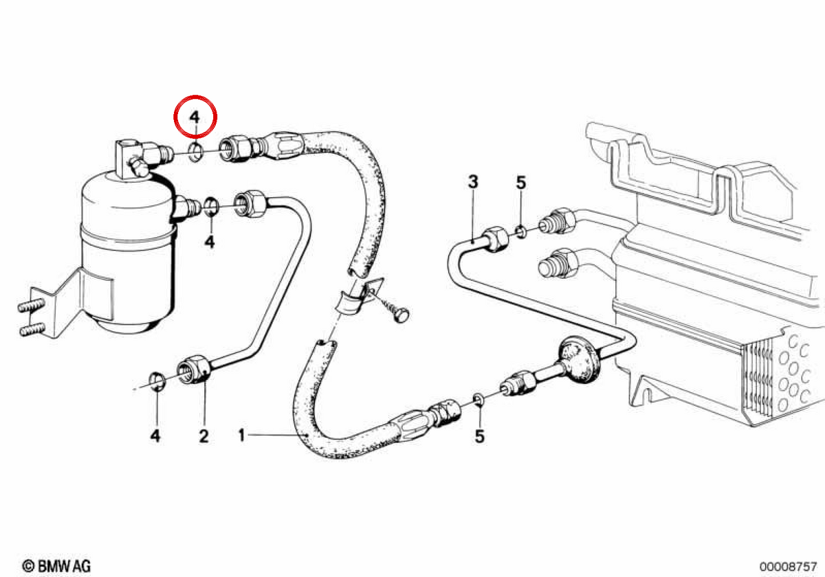 OEM Seal Board 64531350489 for BMW E21, E12, E24. Original BMW.