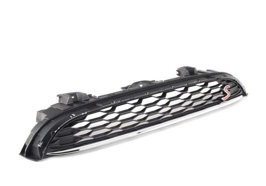 Rejilla decorativa del capó OEM 51137335528 para MINI F55, F56, F57 (Cooper S). Pieza original MINI.