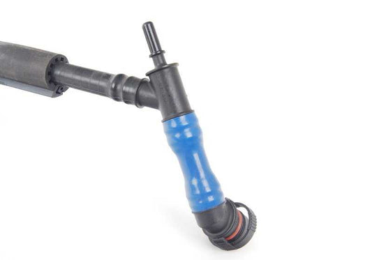 Tubo de ventilación de combustible OEM 16137845193 para BMW E82 M Coupé UR91 y UR93. Sistema de purga de gases/depósito. Original BMW.