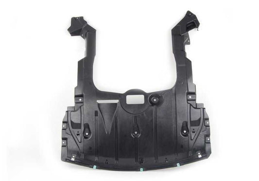 Cubierta de motor inferior OEM 51757117371 para BMW E90, E90N, E91, E91N, E92, E92N. Protege el motor de suciedad y golpes. Original BMW.