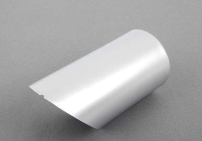 Embellecedor de salida de escape aluminio mate OEM 18307610632 para BMW F30, F31, F32, F33, F34, F36 (335i, 335i xDrive, ActiveHybrid 3). Original BMW.