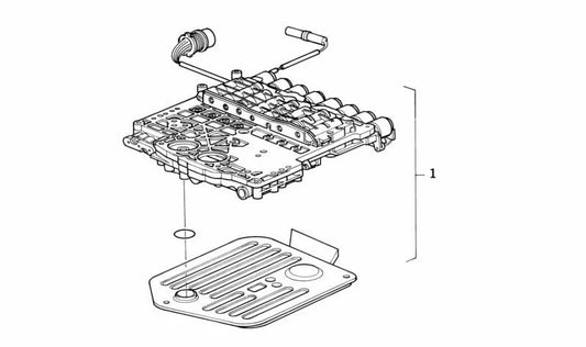 Unidad de control de cambio automático OEM 24341422136 para BMW E34, E32, E38, E31. Original BMW.