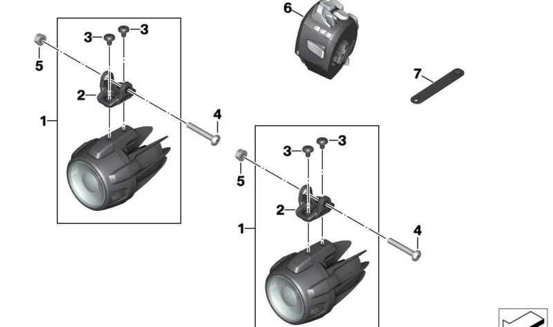 Interruptor izquierdo manillar OEM 61318414991 para BMW Motorrad C 400 X (CK09, 0C09, 0C31, 0S11) desde 07/2018 en adelante. Original BMW Motorrad.