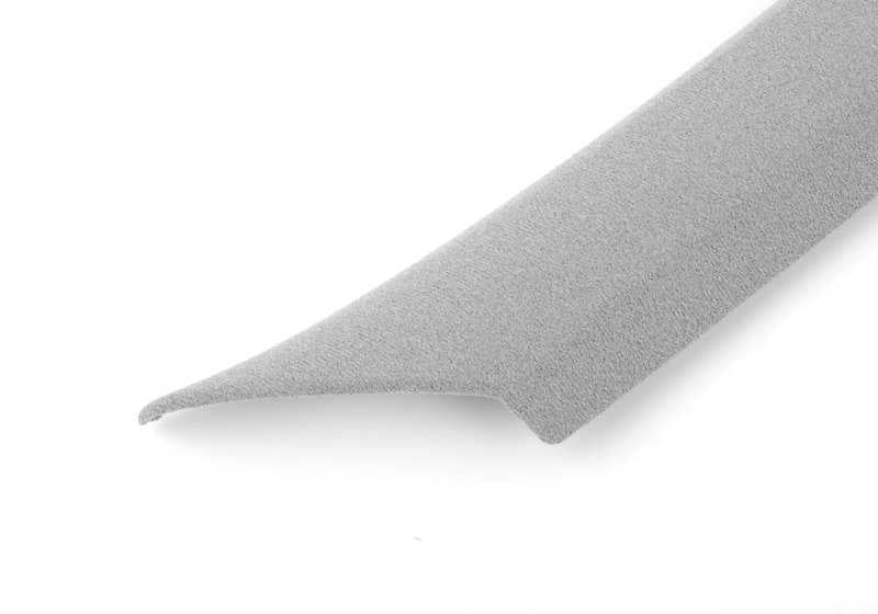 Couvercle du pare-brise droit (gris argenté) OEM 51438126430 pour la série BMW 5 E34. Pièce BMW originale.