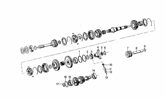 OEM Abfahrtsflansch 23211201329 für BMW E30, E34, E36, E38, E39, E46, E53, E60, E61, E83, E85, E87, E90, E91, E92, Z3, Z4. Original BMW Stück.