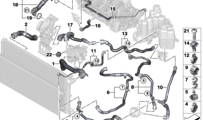 Tapón cierre OEM 11531439134 para BMW F20, F21, F40, F22, F23, F44, F45, F46, F30, F31, F34, F32, F33, F36, E60, E61, F07, F10, F11, G30, G31, E63, E64, F06, F12, F13, G32, F01, F02, F04, G11, G12, F48, F39, F25, G01, F26, G02, E70, F15, G05, E71, E