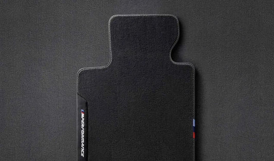 M Performance Textile Floor Mats for BMW 8 Series F91, F92, G14, G15 (OEM 51472467903). Original BMW