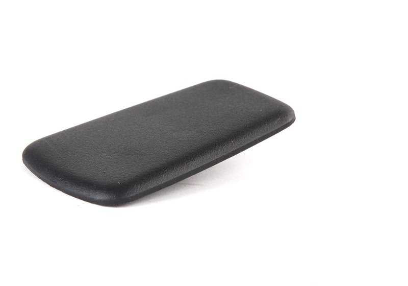 Tapa embellecedora para hueco de asidero OEM 51167010928 para BMW Serie 3 E46 (316Ci, 318Ci). Color negro. Pieza original BMW.