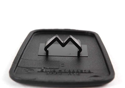 Tapa embellecedora para hueco de asidero OEM 51167010928 para BMW Serie 3 E46 (316Ci, 318Ci). Color negro. Pieza original BMW.