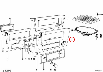 OEM SHEEP GRACE 65111367138 for BMW E21. Original BMW.