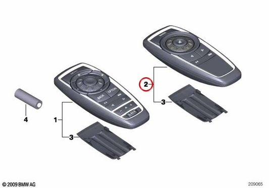 Télécommande audio arrière OEM 65129290510 pour BMW F30, F80 M3, F34 GT, F36 Gran Coupé, F07 GT, F90 M5, G30, G32 GT, G11, G12, X3 F25, X5 F15, X6 F16, X7 G07... et plus encore. Véritable BMW.