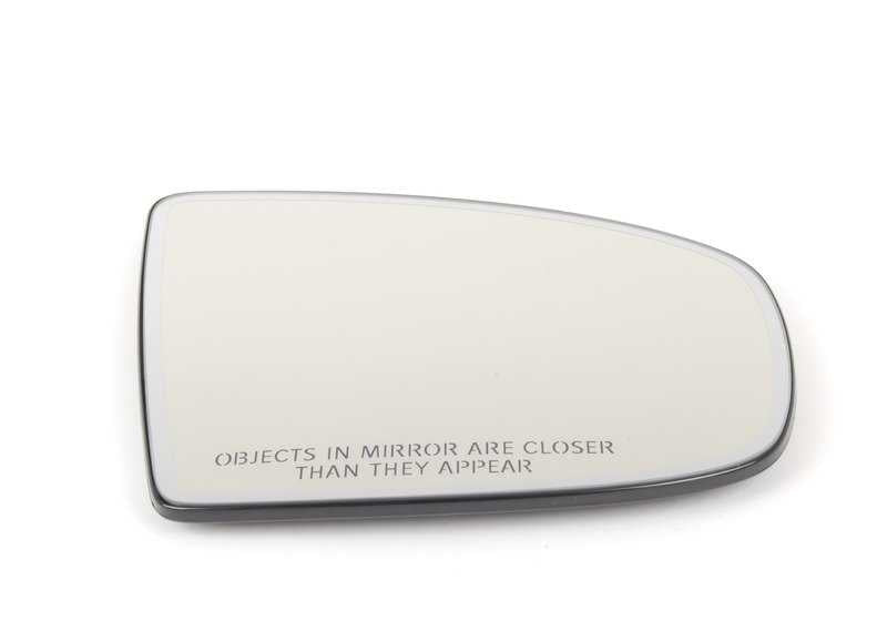 Cristal de espejo retrovisor derecho convexo OEM 51167174988 para BMW E70, E71, E72 (X5, X6). Original BMW.