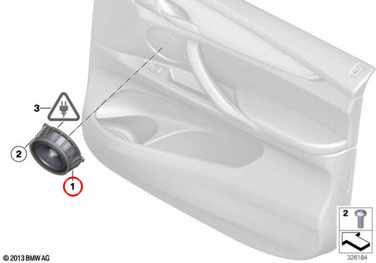 Stéréo stéréo OEM 65136809626 pour BMW G42, G20, G01, G08, F97, G02, F98, G05, G06. BMW d'origine.