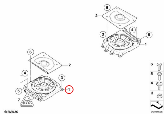 Ragoût de tombes Izquierdo OEM 65136919353 pour BMW E60, E61. BMW d'origine.