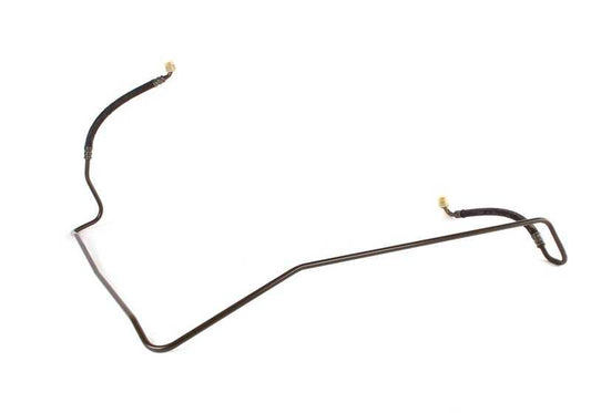 Tubo de retorno del radiador de aceite OEM 17221177271 para BMW E24 628CSi y 635CSi (modelos Automático). Original BMW.
