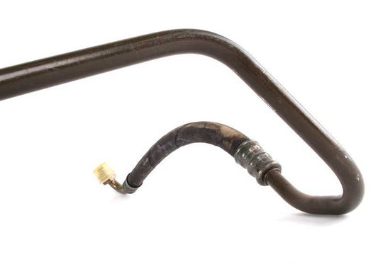 Tubo de retorno del radiador de aceite OEM 17221177271 para BMW E24 628CSi y 635CSi (modelos Automático). Original BMW.
