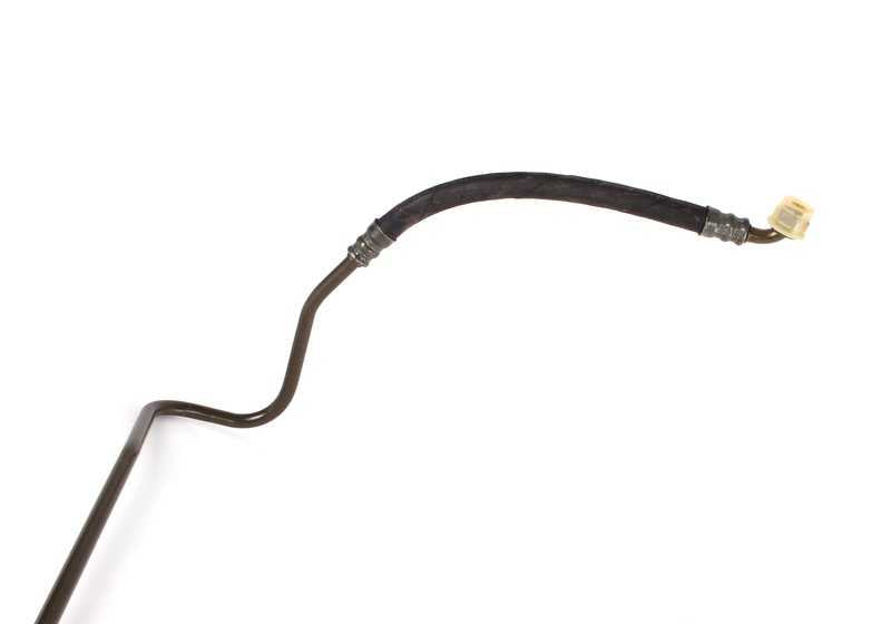 Tubo de retorno del radiador de aceite OEM 17221177271 para BMW E24 628CSi y 635CSi (modelos Automático). Original BMW.