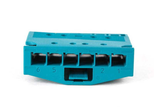 Plug connector 6 POL. For BMW E46, E90, E91, E92, E93, E39, E53. Genuine BMW. . Genuine BMW