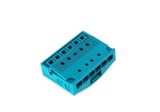 Plug connector 6 POL. For BMW E46, E90, E91, E92, E93, E39, E53. Genuine BMW. . Genuine BMW