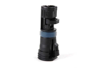 Black Electric Connector 2 Poles OEM 61131393742 for BMW E53 (x5 3.0d, 3.0i) models between 2001 and 2006. Original BMW piece.