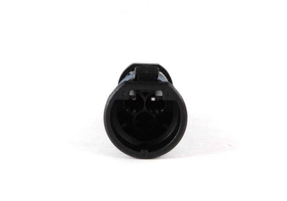 Black Electric Connector 2 Poles OEM 61131393742 for BMW E53 (x5 3.0d, 3.0i) models between 2001 and 2006. Original BMW piece.