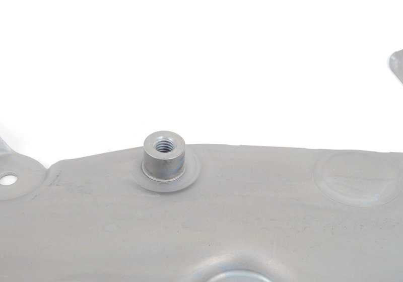Chapa adaptadora trasera izquierda OEM 51227174633 para BMW Serie 5 {E60, E60N, E61, E61N}. Pieza original BMW.