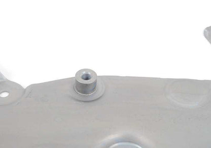 Chapa adaptadora trasera izquierda OEM 51227174633 para BMW Serie 5 {E60, E60N, E61, E61N}. Pieza original BMW.