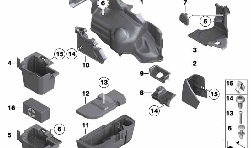 Revestimento do porta-malas traseiro esquerdo para BMW Z4 E89 (OEM 51479128471). BMW original