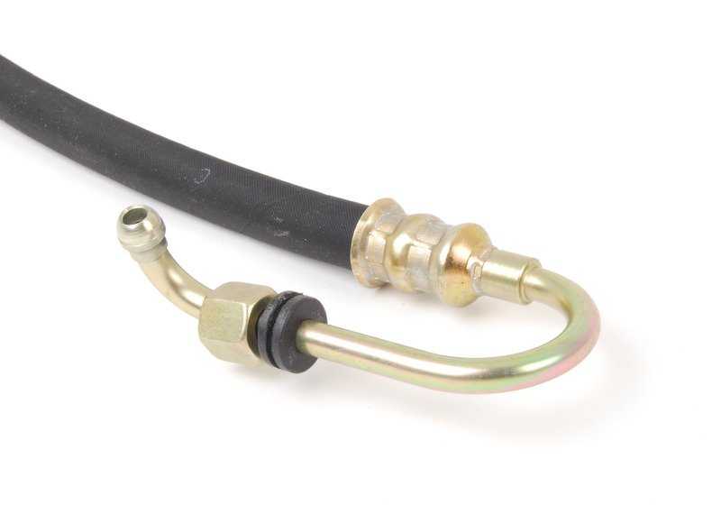 Manguito de presión izquierdo OEM 37131133895 para BMW E34 M5. Compatible con modelos HD91 y HD92 (1988-1992). Original BMW.